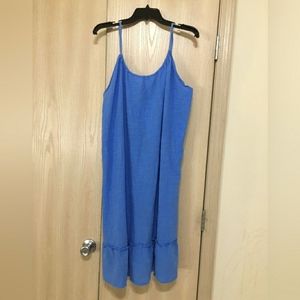 NWT Kona Sol Blue/Chambray Dress